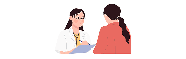 Treatment step: During consultation, we carefully examine loss of firmness, asymmetry, and shape to determine the design.