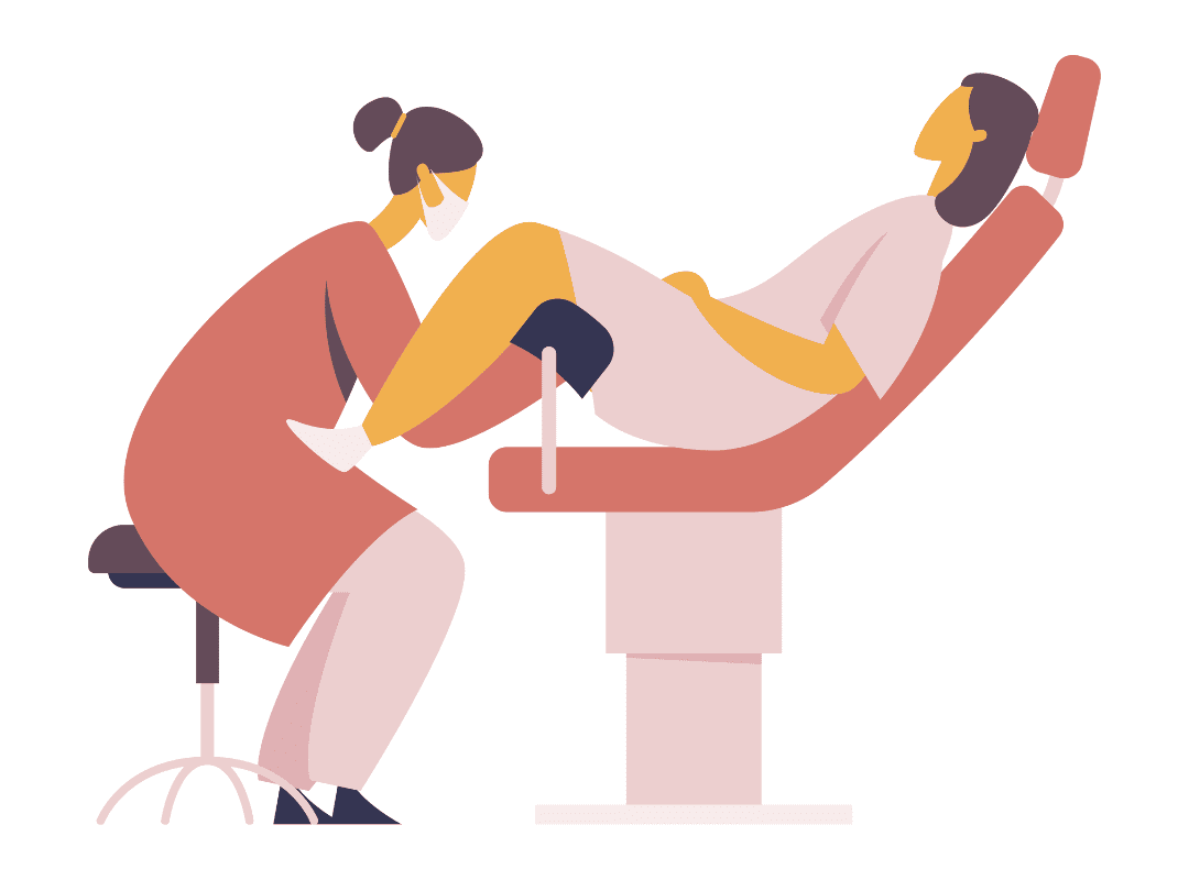 Treatment step: After treatment, we perform gentle massage to refine the shape and confirm balance.