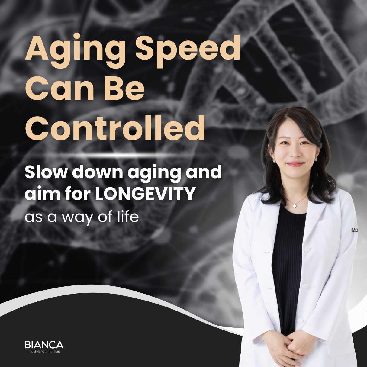 Take Control of Your Aging Speed! Explained by Yoko Maeda, Aesthetic Internal Medicine Doctor at BIANCA| BIANCA in Tokyo, Japan