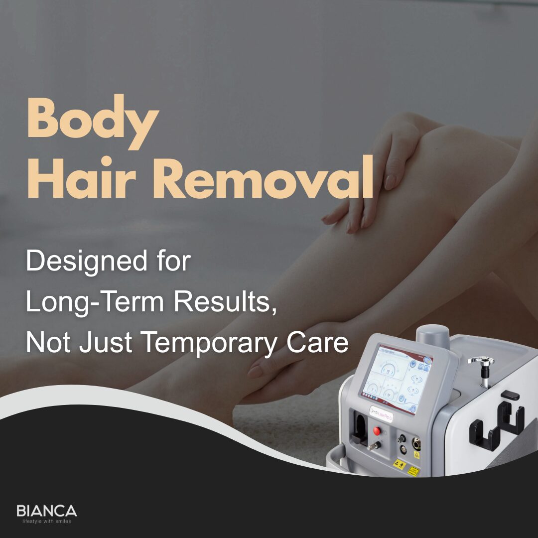 body hair removal｜Trust BIANCA in Tokyo, Japan for body hair removal designed for long-term results, not just temporary care. body hair removal BIANCA in Tokyo, Japan